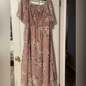 BloomChic - Size 26 - pink floral dress